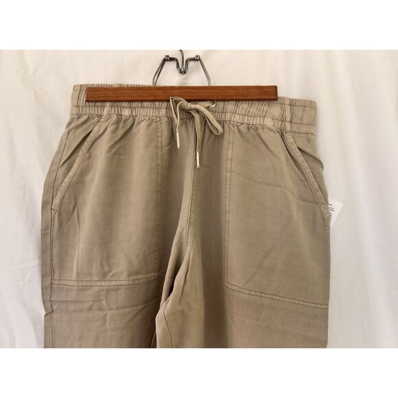 Splendid Ryan Pants Women’s Size Small Beige Barrel Leg Pockets Lightweight - Picture 8 of 12